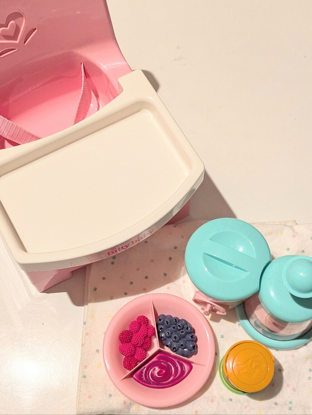 American Girl Bitty Baby Booster Chair & Blender Plus More